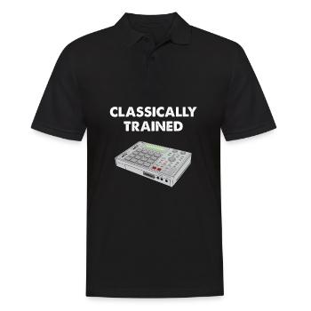 MPC Music Producer Design - Männer Poloshirt - Schwarz - Vorne - Kai (181cm)