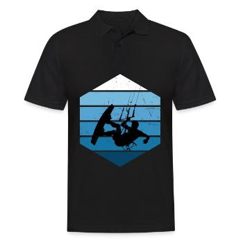 Kitesurf Kitesurfing Women Kitesurfing Kitesurfing - Men's Polo Shirt - black - Front - Kai (181cm)