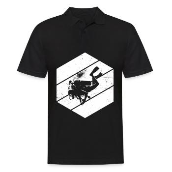 Scuba Diver Homme Scuba Diver Femme - Polo Homme - noir - Devant - Kai (181cm)