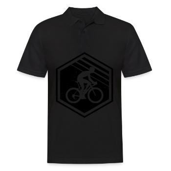 Road Bike Road Bike Men Women's Road Bike Road Bike - Men's Polo Shirt - black - Front - Kai (181cm)