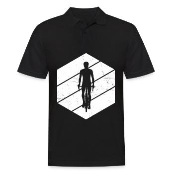 Cycling Cycling - Men's Polo Shirt - black - Front - Kai (181cm)