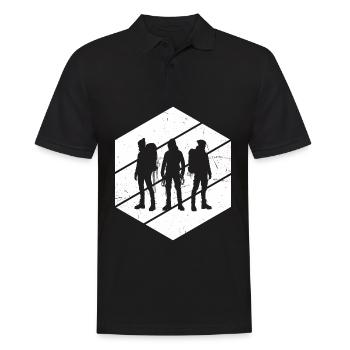 Grimpeur Homme Grimpeur Grimpeur Grimpeur Femmes - Polo Homme - noir - Devant - Kai (181cm)