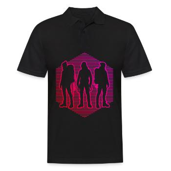 Femmes Grimpeurs Hommes Escalade Bloc - Polo Homme - noir - Devant - Kai (181cm)