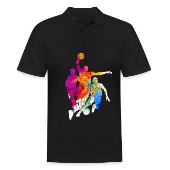 BASKET-BALL - Polo Homme - noir - Devant - Kai (181cm)