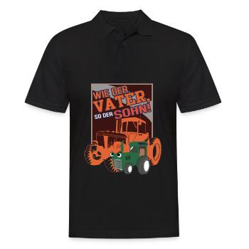 LANDWIRT - Männer Poloshirt - Schwarz - Vorne - Kai (181cm)