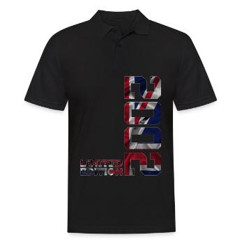 ÉDITION LIMITÉE ANGLETERRE 2002 24E ANNIVERSAIRE UK - Polo Homme - noir - Devant - Kai (181cm)