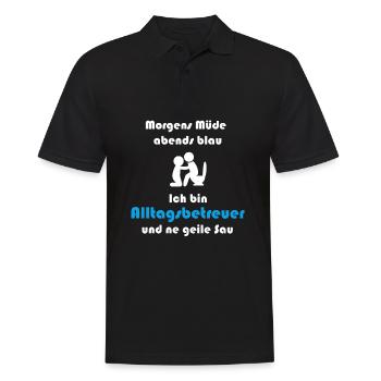 Everyday Caregiver Everyday Caregiver Carer - Men's Polo Shirt - black - Front - Kai (181cm)