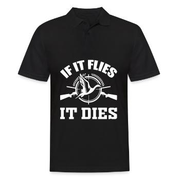 Duck hunting duck hunter hunting season shooting ducks - Men's Polo Shirt - black - Front - Kai (181cm)