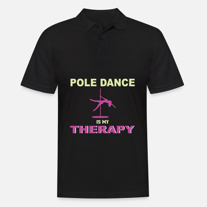 Pole dance pole dance pole dance danseur hobby - Polo Homme - noir