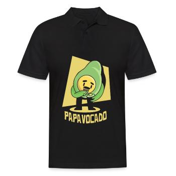Père Papa Papa Cadeau Avocat Papa Cadeau - Polo Homme - noir - Devant - Kai (181cm)