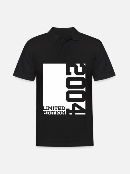 22ND BIRTHDAY LIMITED EDITION 2004 - Men's Polo Shirt - black
