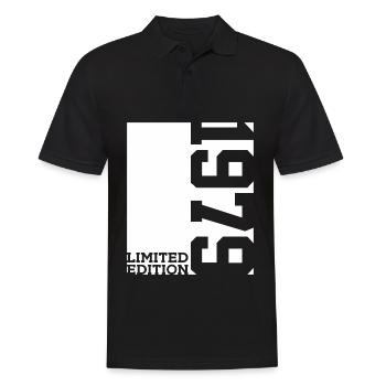 47TH BIRTHDAY LIMITED EDITION 1979 - Men's Polo Shirt - black - Front - Kai (181cm)