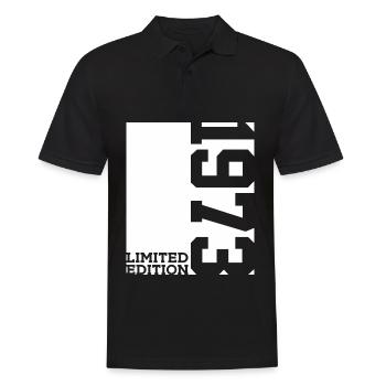 53RD BIRTHDAY LIMITED EDITION 1973 - Men's Polo Shirt - black - Front - Kai (181cm)