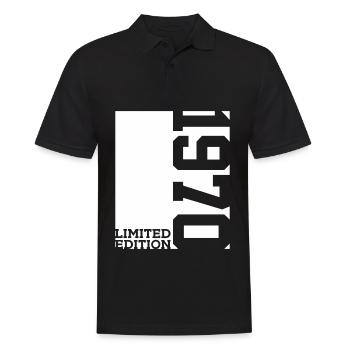 56TH BIRTHDAY LIMITED EDITION 1970 - Men's Polo Shirt - black - Front - Kai (181cm)