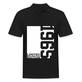 61ST BIRTHDAY LIMITED EDITION 1965 - Men's Polo Shirt - black - Front - Kai (181cm)