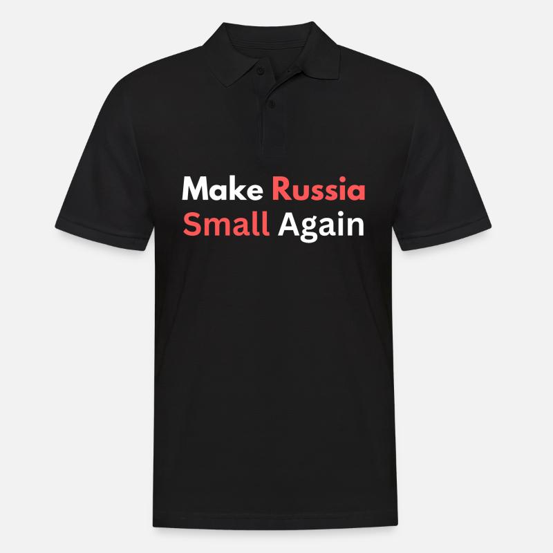 Make Russia Small Again - Polo Homme - noir