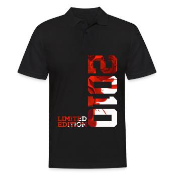 16. GEBURTSTAG LIMITED EDITION 2010 - Männer Poloshirt - Schwarz - Vorne - Kai (181cm)