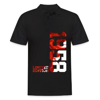 68TH BIRTHDAY 68 YEARS LIMITED EDITION 1958 - Men's Polo Shirt - black - Front - Kai (181cm)