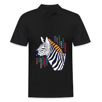Cheval nomade mondial - Polo Homme - noir - Devant - Kai (181cm)