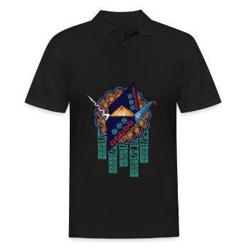 Origami nomade mondial - Polo Homme - noir - Devant - Kai (181cm)