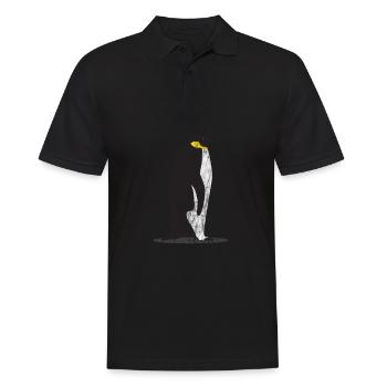 Pingouin des animaux - Polo Homme - noir - Devant - Kai (181cm)
