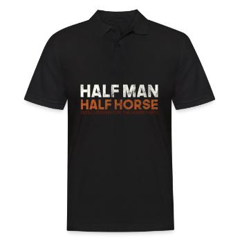 Centaur Centaurus griechische Mythologie Geschenk - Männer Poloshirt - Schwarz - Vorne - Kai (181cm)