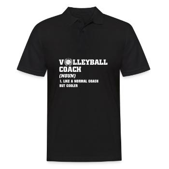Chemise d'entraîneur de volleyball Chemises de volleyball - Polo Homme - noir - Devant - Kai (181cm)