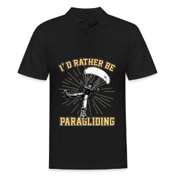 Parapente Parapente - Polo Homme - noir - Devant - Kai (181cm)