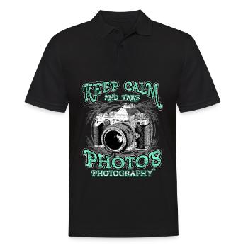 Photographie photo photographe appareil photo - Polo Homme - noir - Devant - Kai (181cm)
