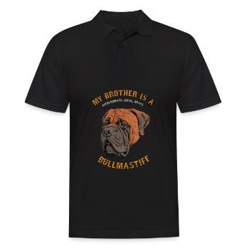 Bullmastiff Mastiff frère - Polo Homme - noir - Devant - Kai (181cm)