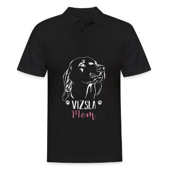 Vizsla Mom Mère de chien - Polo Homme - noir - Devant - Kai (181cm)