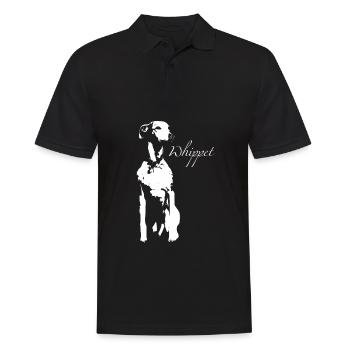 Whippet - Männer Poloshirt - Schwarz - Vorne - Kai (181cm)