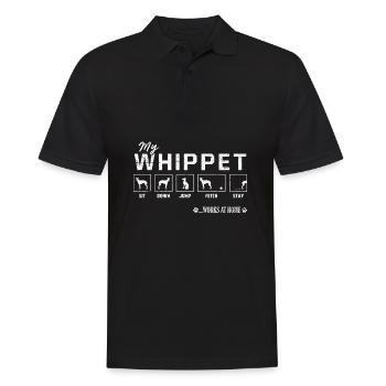 Mon whippet - Polo Homme - noir - Devant - Kai (181cm)