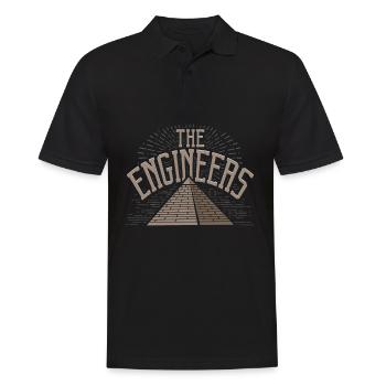 Ägypten Pyramide Verschwörungstheorie - Männer Poloshirt - Schwarz - Vorne - Kai (181cm)