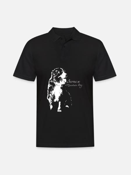 Bouvier Bernois - Polo Homme - noir