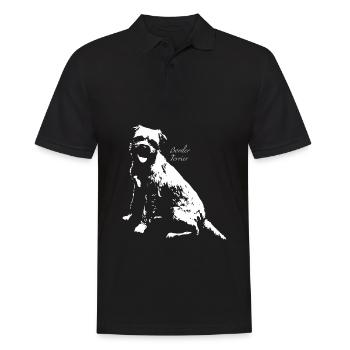 Border Terrier - Polo Homme - noir - Devant - Kai (181cm)