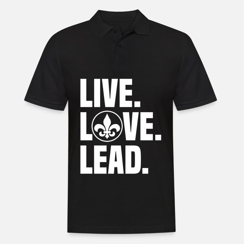 Pfadfinderleiter | Pfadfinder Scouting Geschenk - Männer Poloshirt - Schwarz
