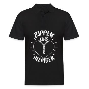 Operationen am offenen Herzen - Männer Poloshirt - Schwarz - Vorne - Kai (181cm)