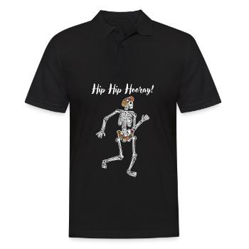 Hip Surgery Hip Hooray - Men's Polo Shirt - black - Front - Kai (181cm)