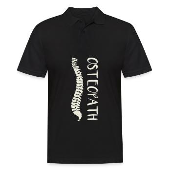Doktor der Osteopathischen Medizin DO Osteopathie - Männer Poloshirt - Schwarz - Vorne - Kai (181cm)