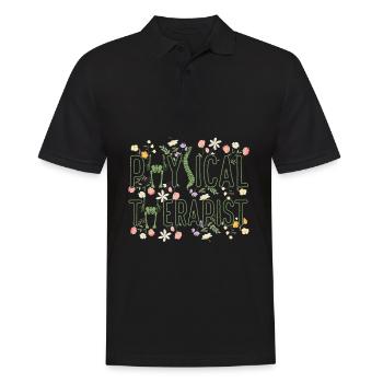 Physiothérapeute - Polo Homme - noir - Devant - Kai (181cm)