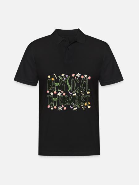 Physical Therapist - Men's Polo Shirt - black