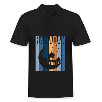 Ramadan Mubarak Fasting Muslim - Men's Polo Shirt - black - Front - Kai (181cm)