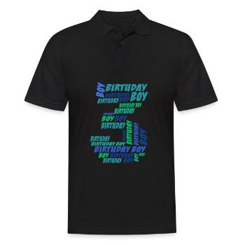 Geburtstag Junge 3. Geburtstag | Jungen - Männer Poloshirt - Schwarz - Vorne - Kai (181cm)