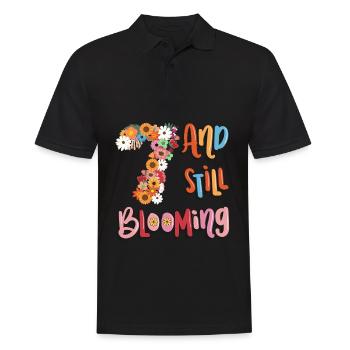 7 Et encore des filles en fleurs fleuries 7. - Polo Homme - noir - Devant - Kai (181cm)