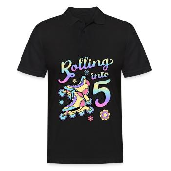 Rouler en 5 patins à roulettes 5e année - Polo Homme - noir - Devant - Kai (181cm)