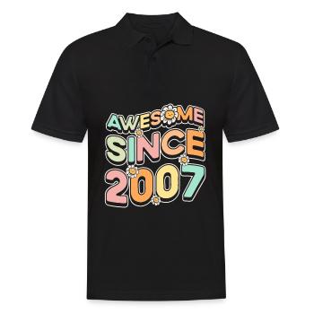 Fantastique depuis 2007 Thème floral - Polo Homme - noir - Devant - Kai (181cm)