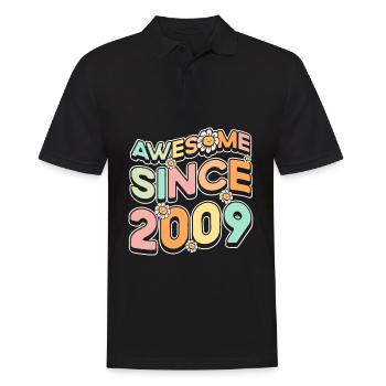 Fantastique depuis 2009 Thème floral - Polo Homme - noir - Devant - Kai (181cm)