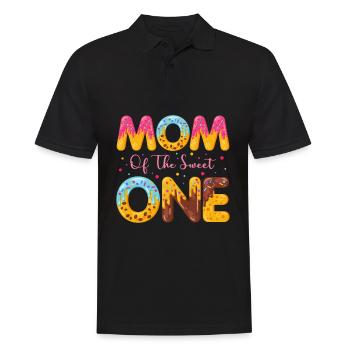 Mother Of Sweet Sprinkles Delicious Doughnuts - Men's Polo Shirt - black - Front - Kai (181cm)