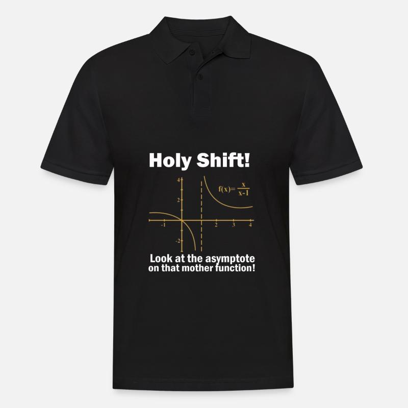 Mathematik Mathe Mathematiker Experiment geschenk - Männer Poloshirt - Schwarz